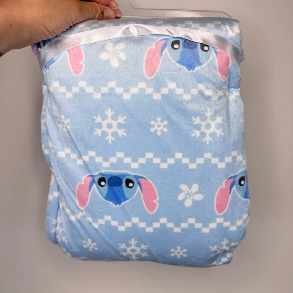 NEW Disney Lilo and Stitch Christmas Baby Blanket